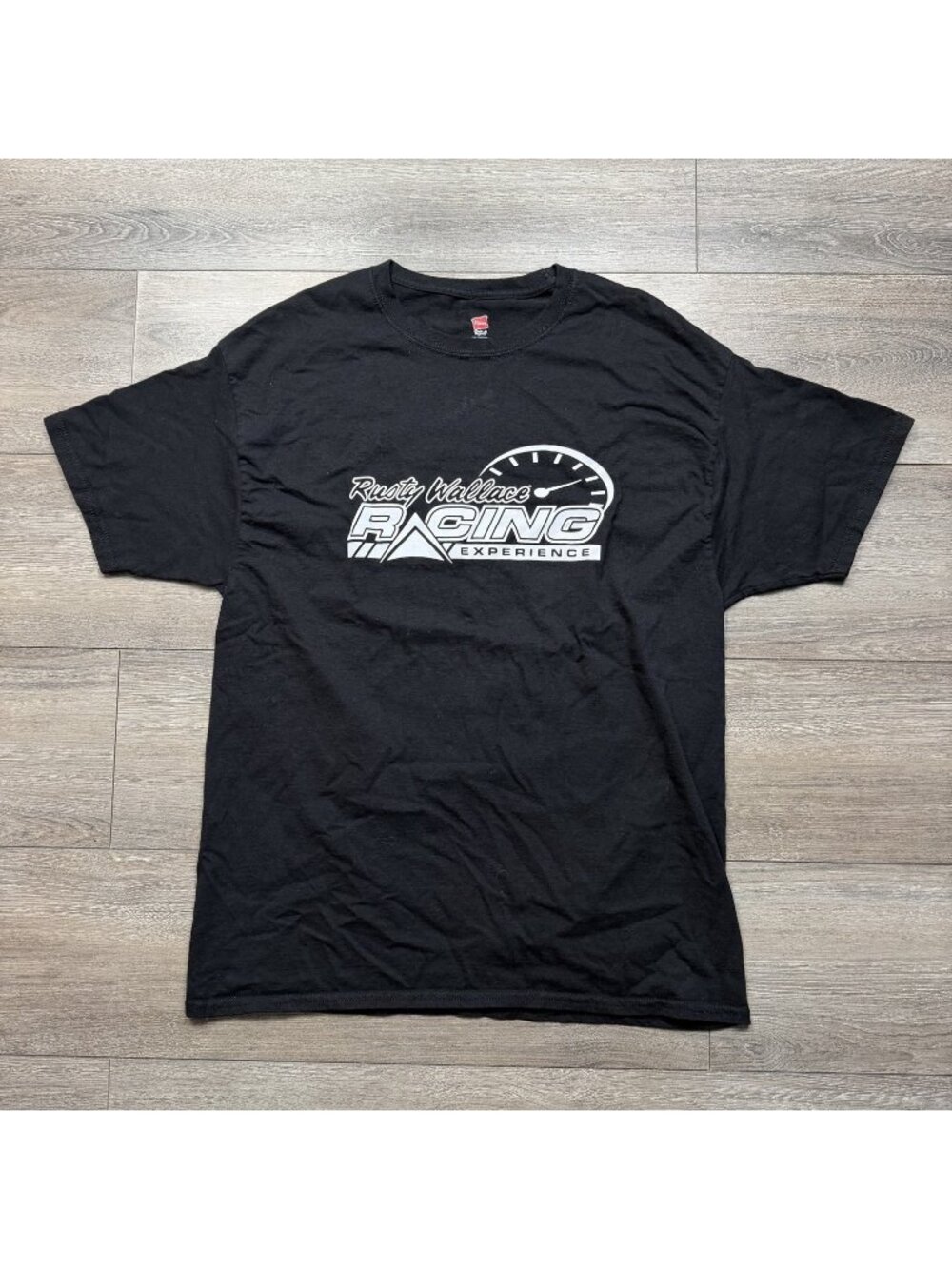 Rusty Wallace Racing Experience Shirt Adult XL Black NASCAR Graphic Tee Hanes